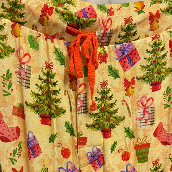 Cute Cotton Christmas Holiday Pajama Pants - Picture 4 of 12